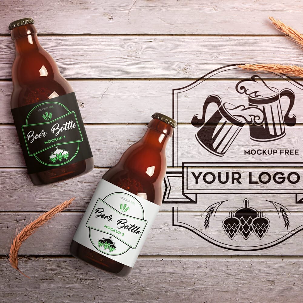 Beer Bottle Mockup