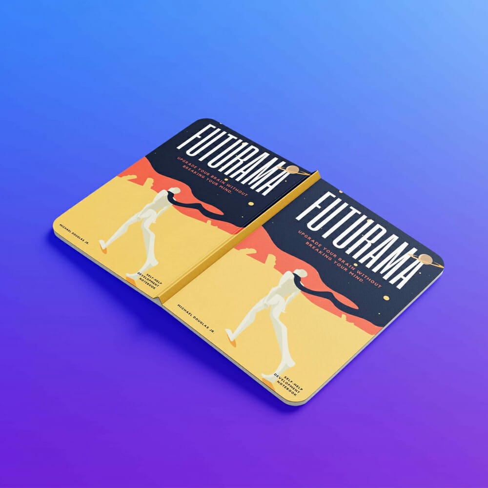 Both Side Book Cover Mockup