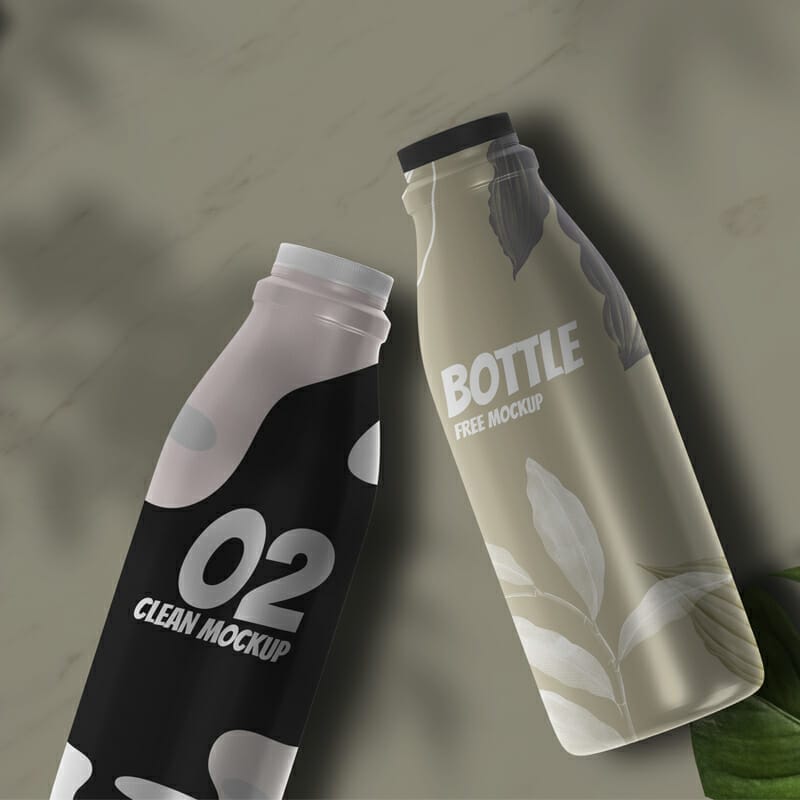 Bottle Packaging Free Mockup