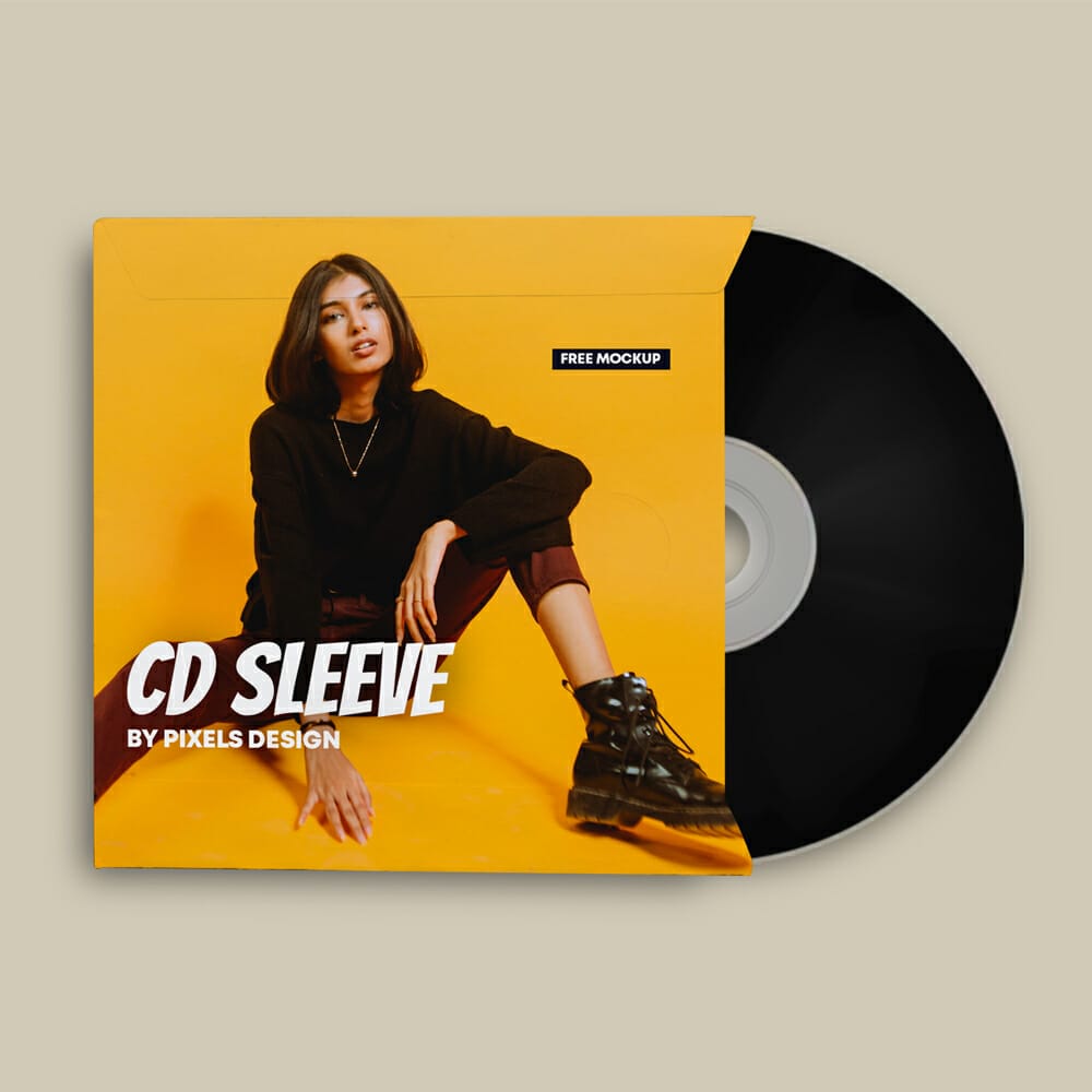 CD Sleeve Free Mockup