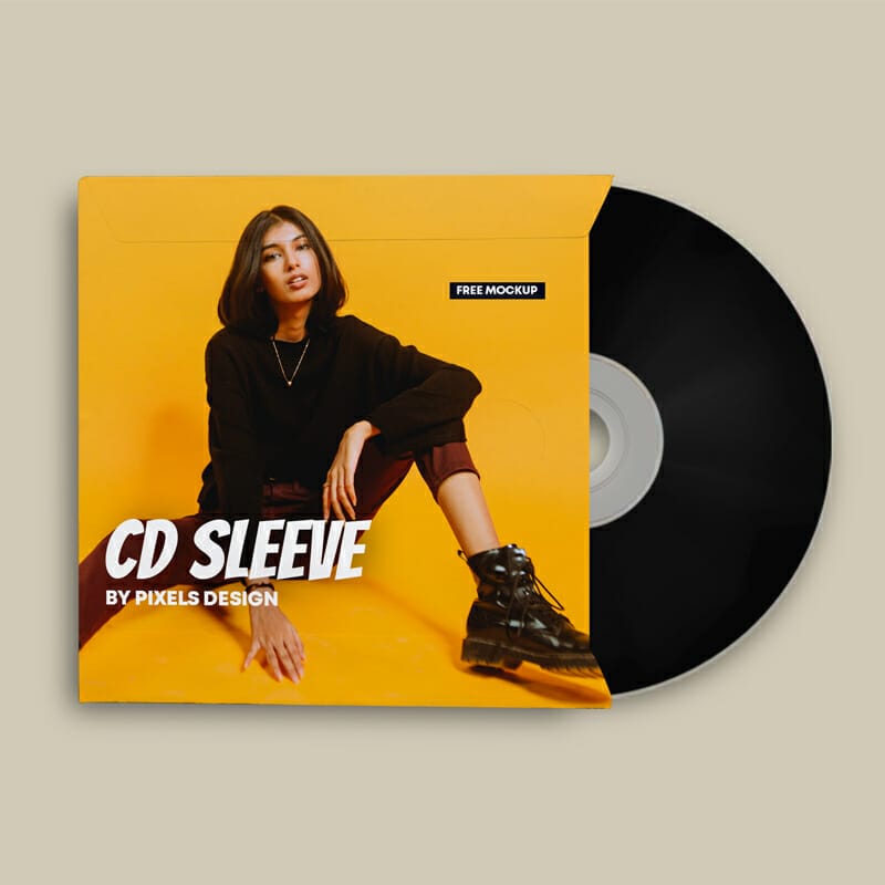 CD Sleeve Free Mockup