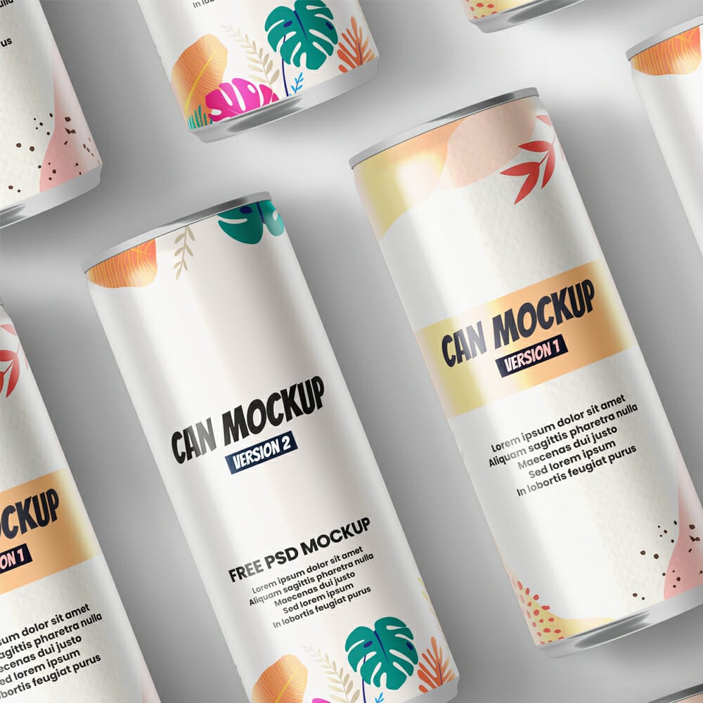 Can Packaging Free Mockup