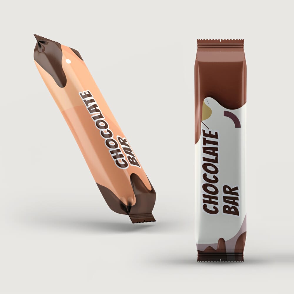Chocolate Bar Free Mockup