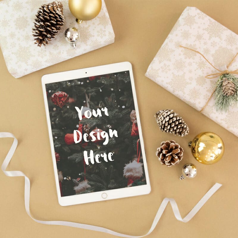 Christmas iPad Mockup