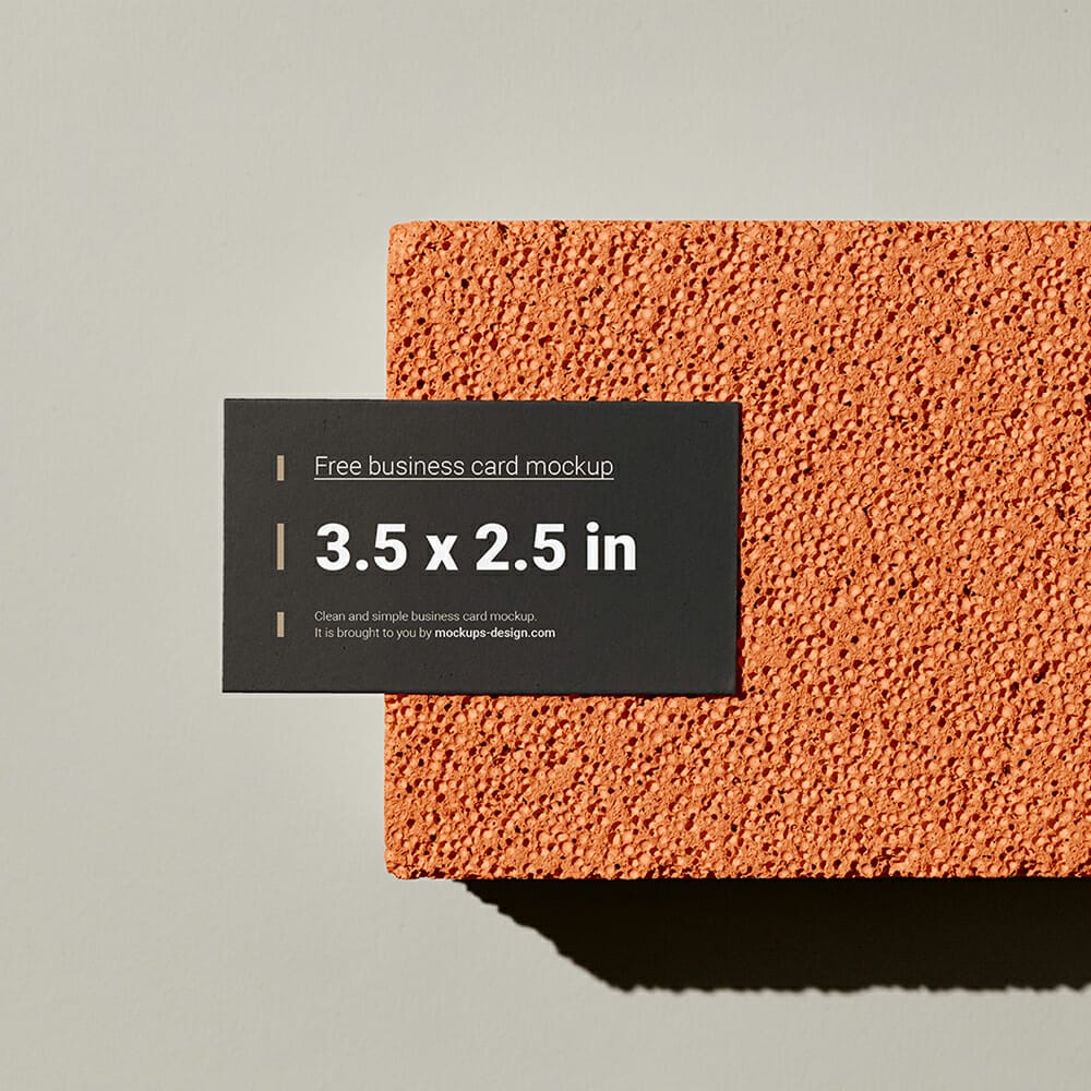 Elegant Business Card Mockup