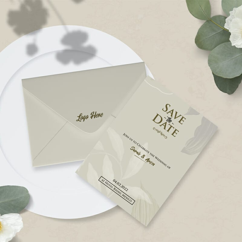 Envelope & Card Free Mockup