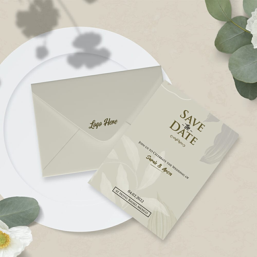 Envelope & Card Free Mockup