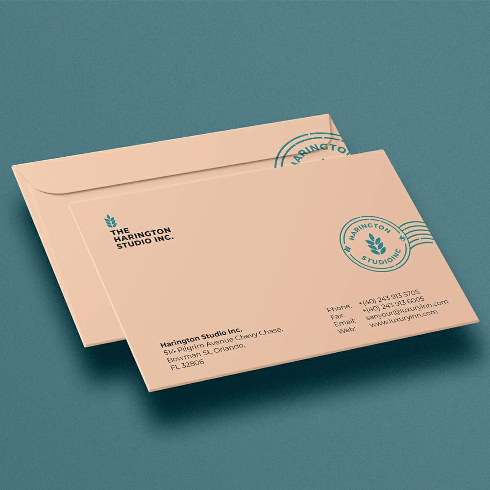 Envelope Mockup PSD