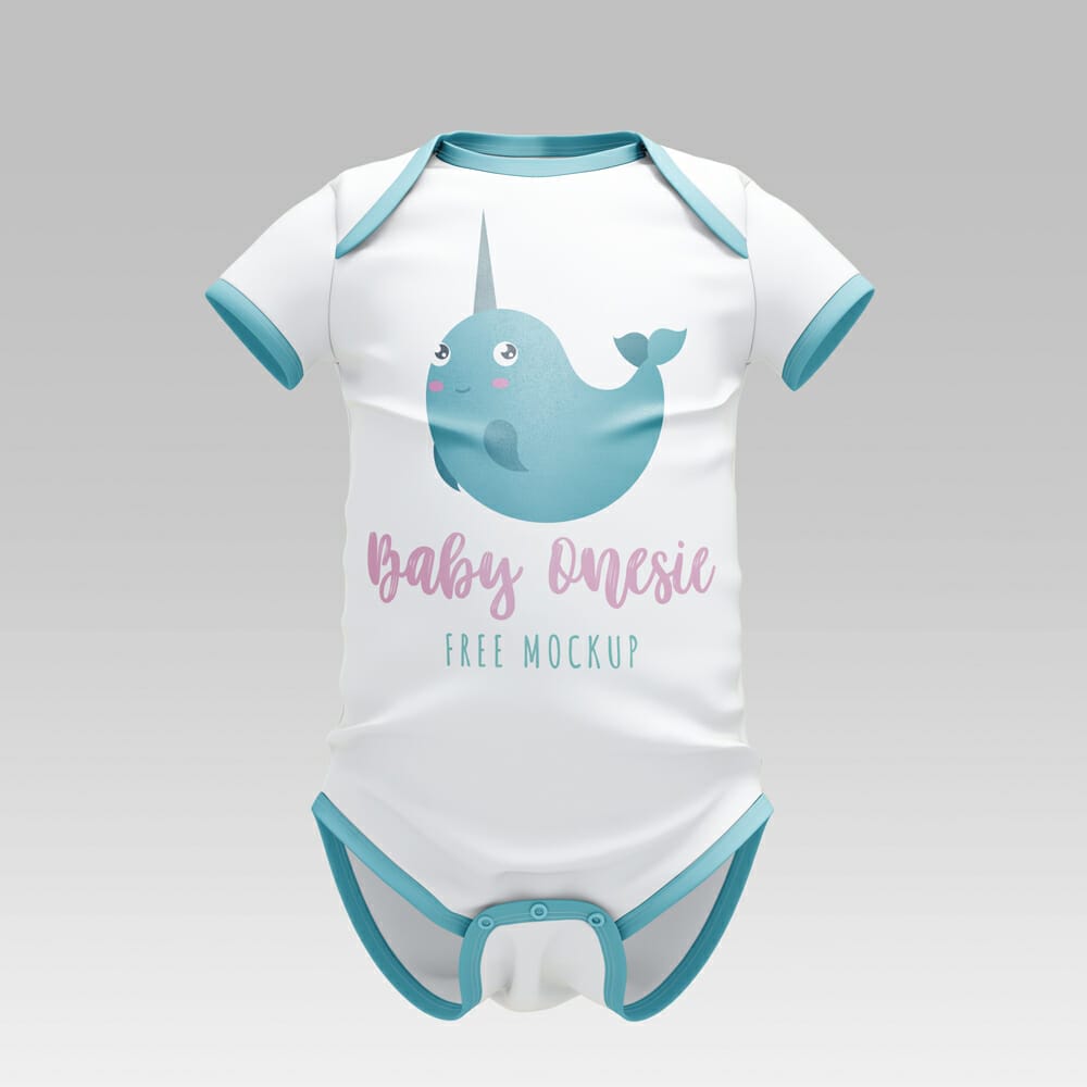 Free Baby Onesie Mockup