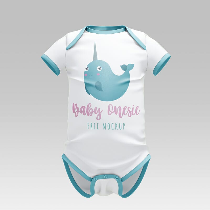 Free Baby Onesie Mockup