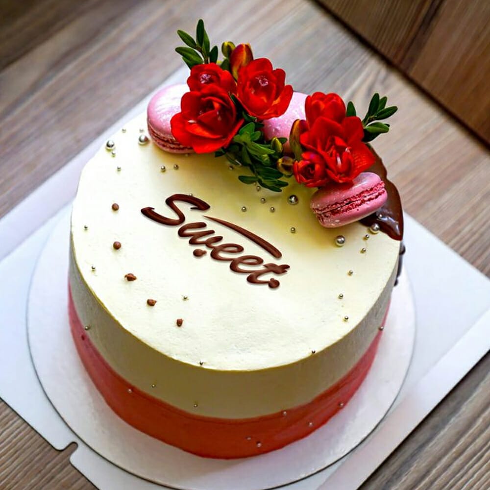 Free Birthday Cake Mockup PSD Template