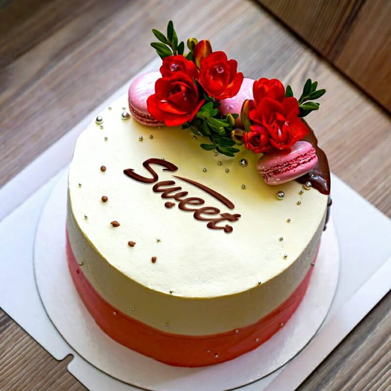 Free Birthday Cake Mockup PSD Template