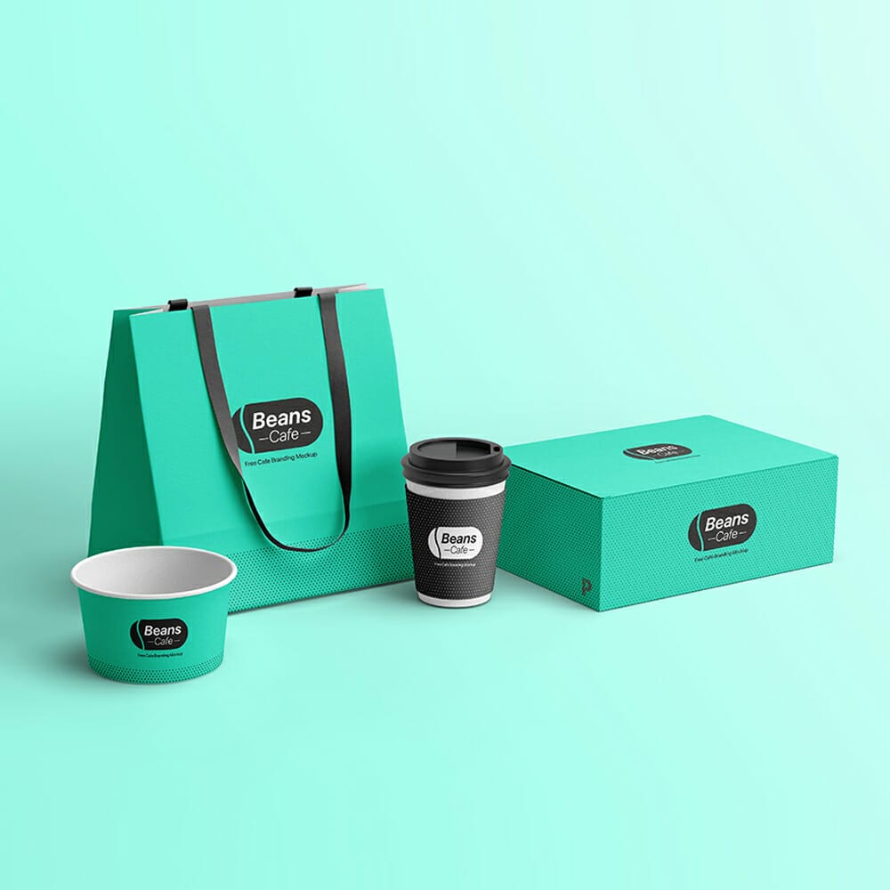 Free Cafe Branding Mockup