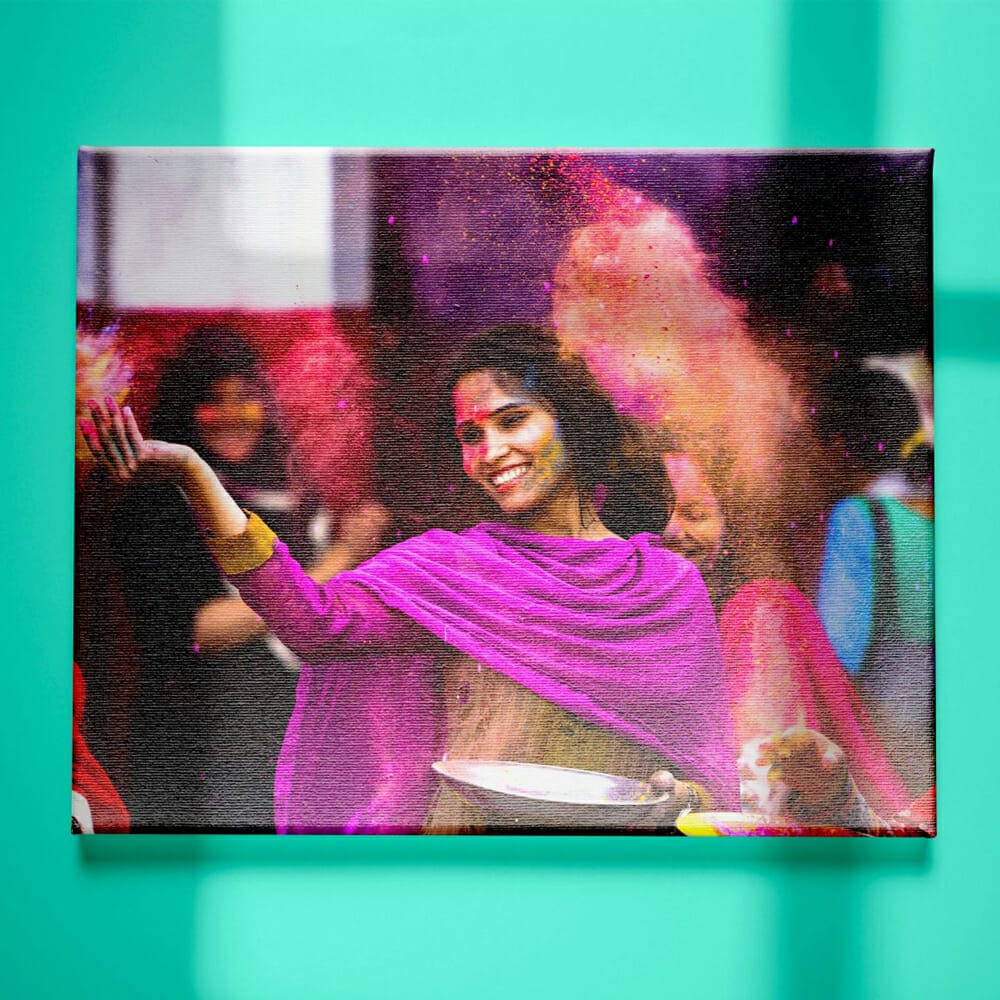 Free Canvas Painting Mockup