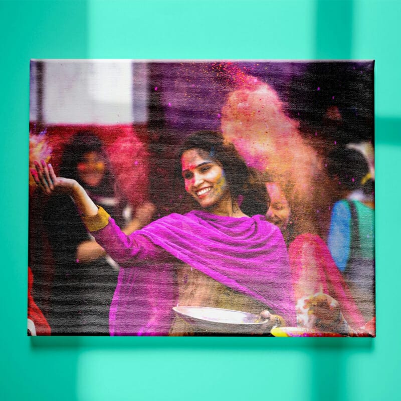 Free Canvas Painting Mockup