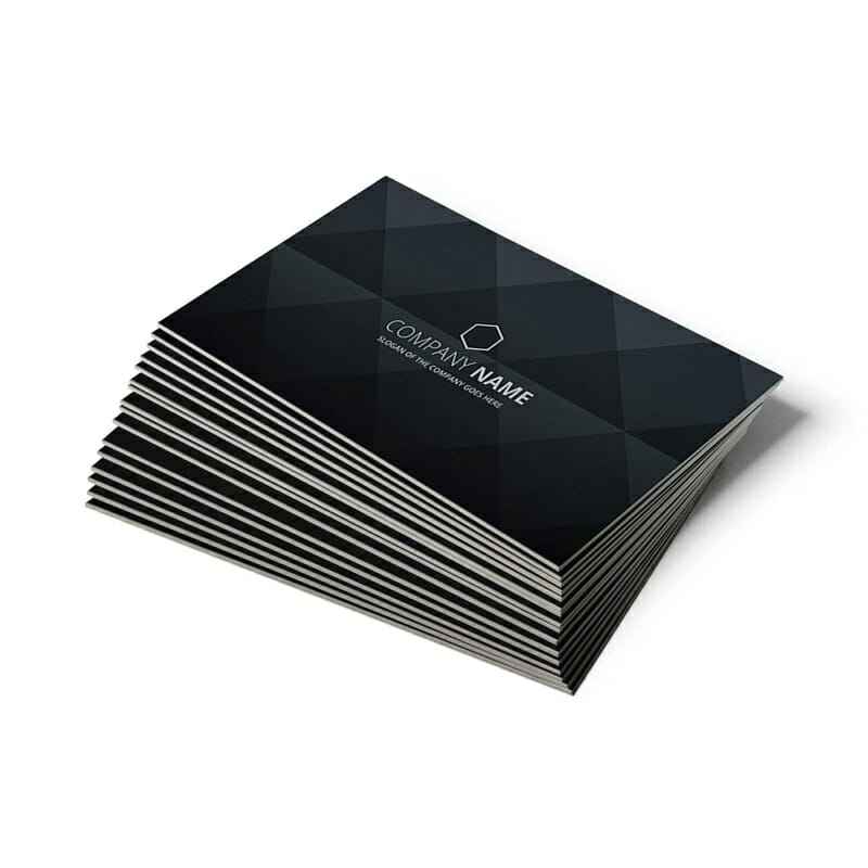 Free Falling Business Card Mockup