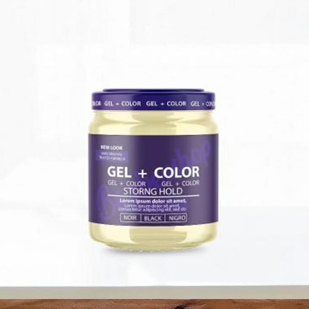 Free Hair Gel Jar Mockup PSD Template
