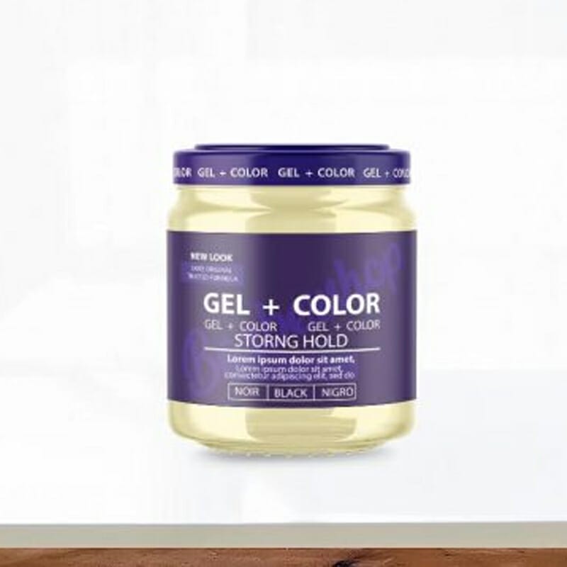 Free Hair Gel Jar Mockup PSD Template