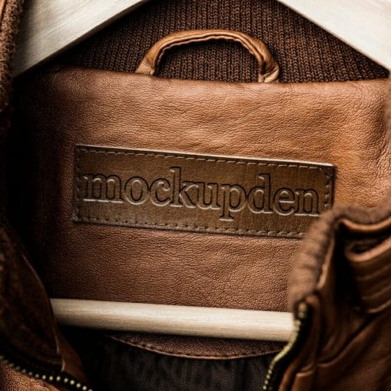 Free Leather Jacket Mockup PSD Template