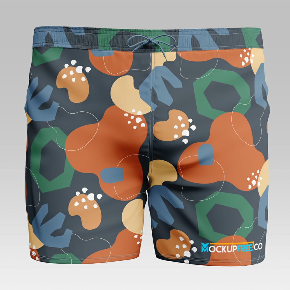 Free Mens Swim Trunks Mockups