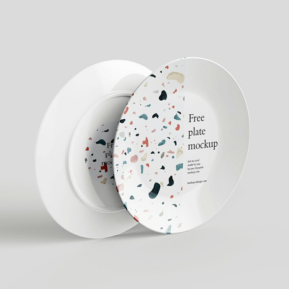 Free Plate Mockup