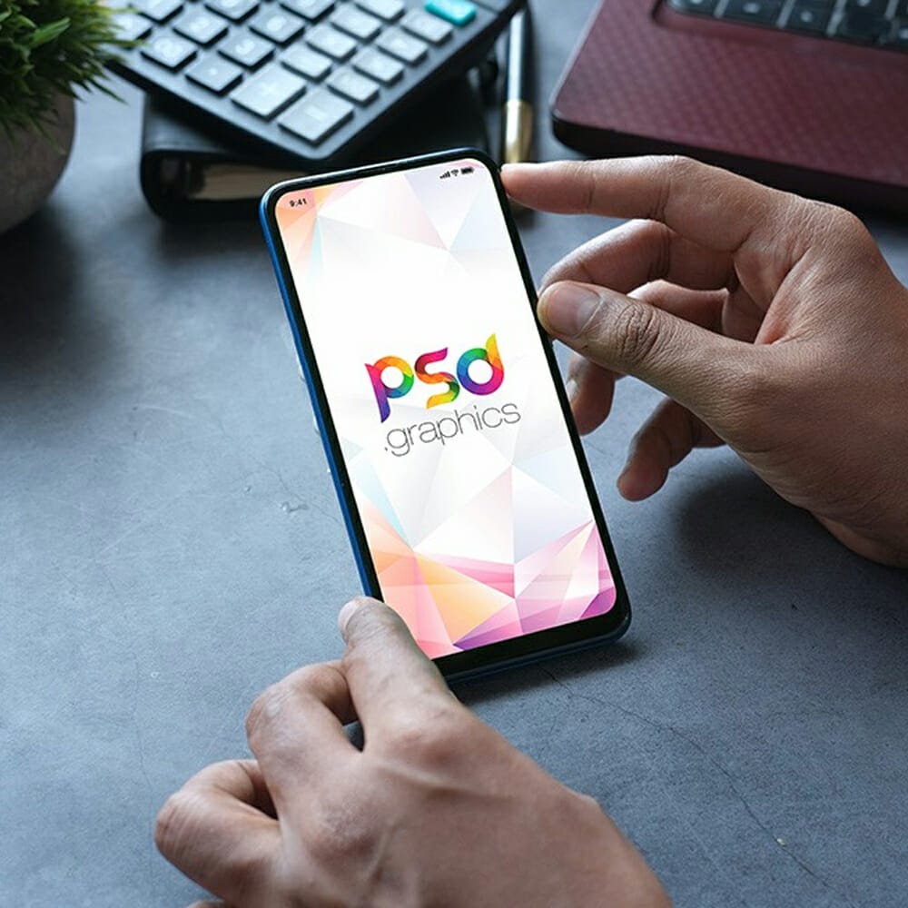 Free Smartphone Mockup Template