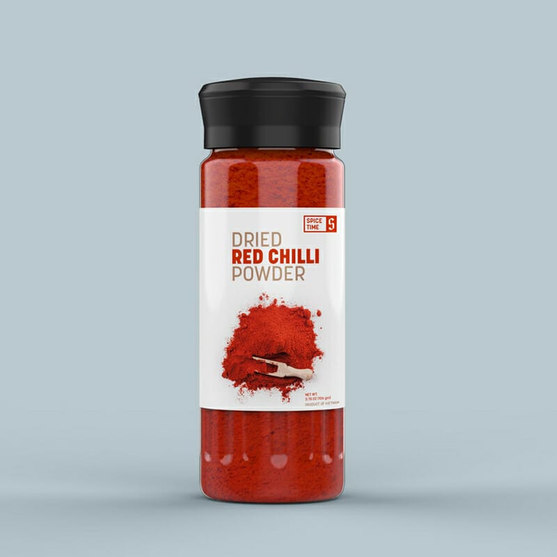 Free Spice Powder Jar Mockup PSD