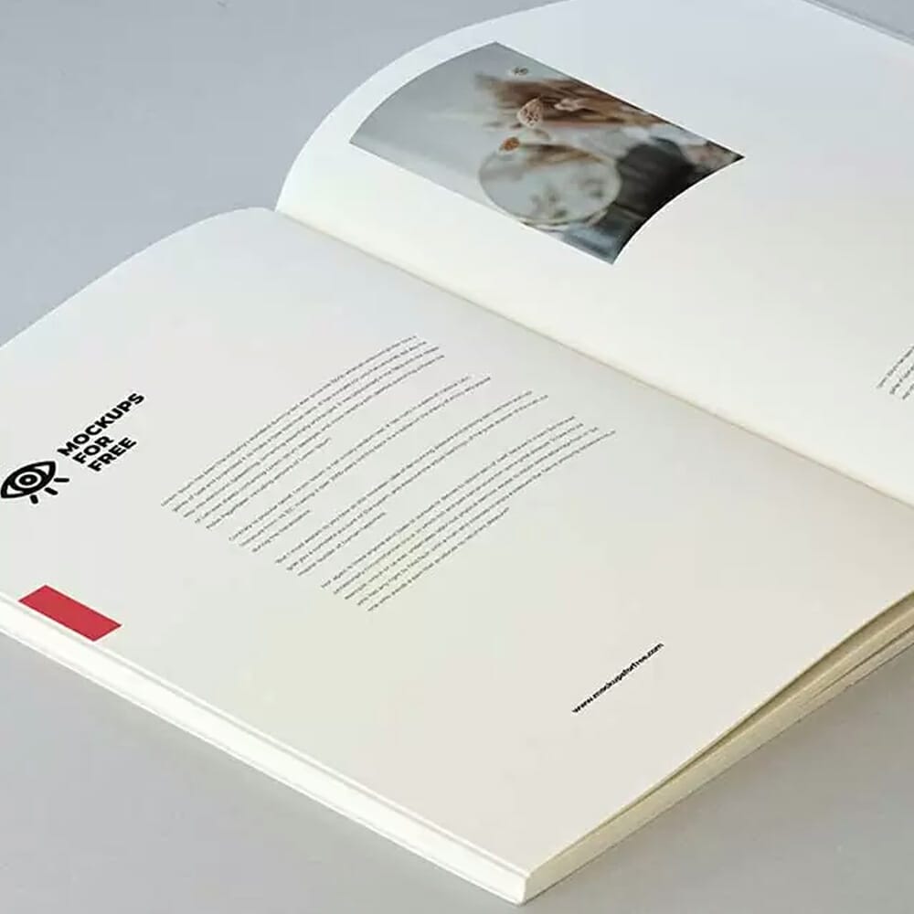 New Photo-Based Open Magazine Mockup