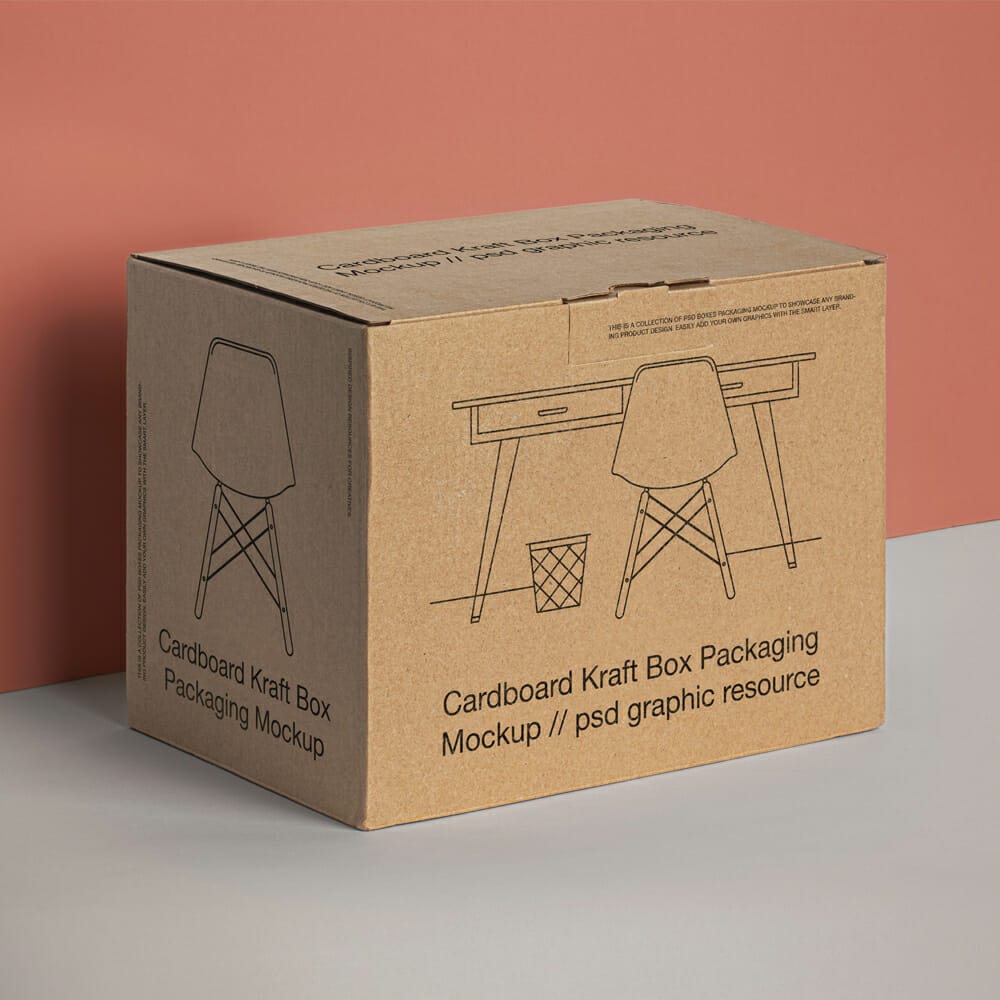 PSD Packaging Product Box Mockup