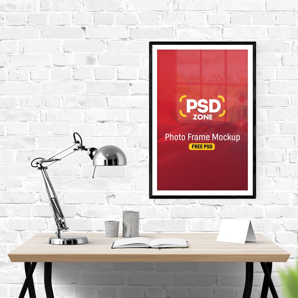 Photo Frame Mockup Free PSD