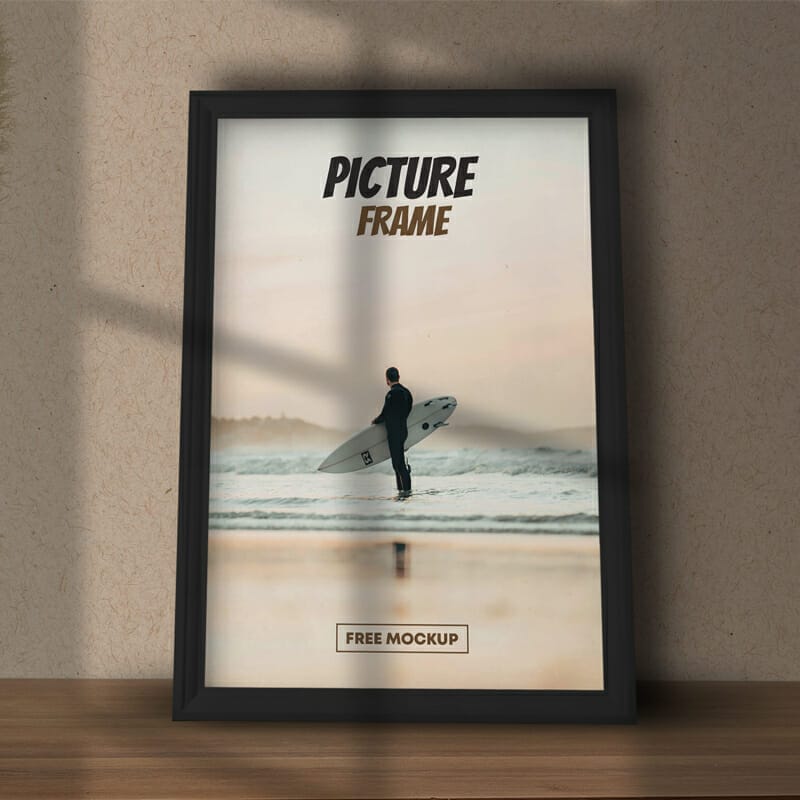 Picture Poster Frame Free Mockup » CSS Author