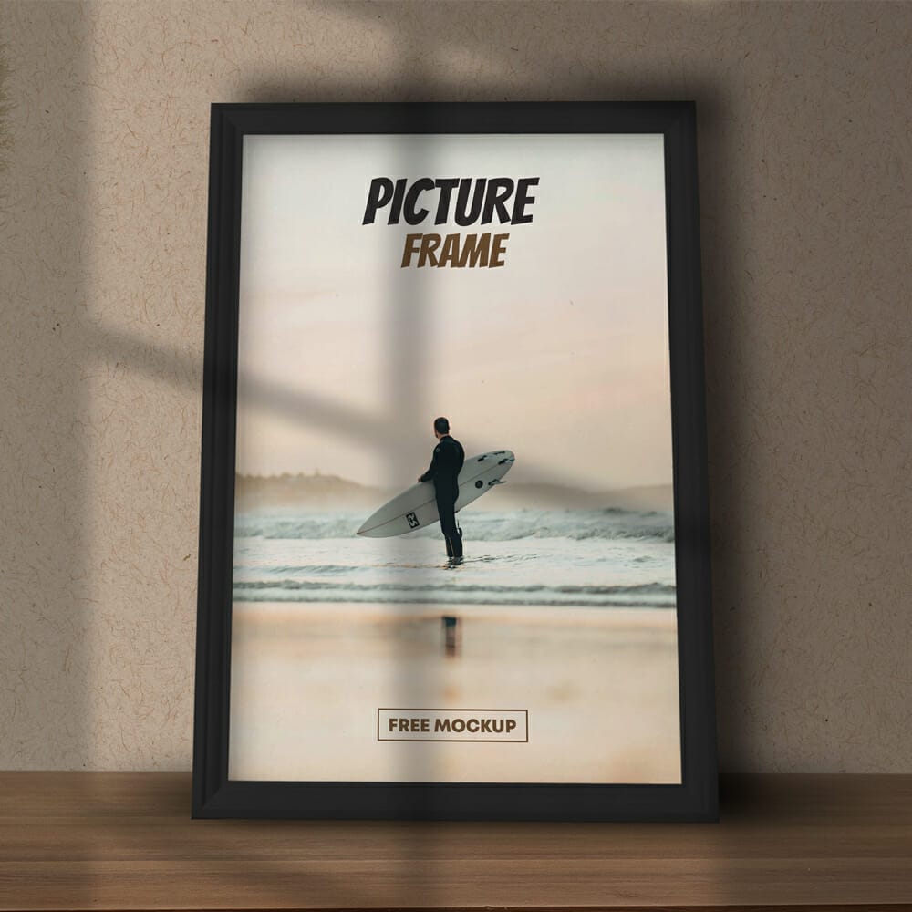 Picture Poster Frame Free Mockup