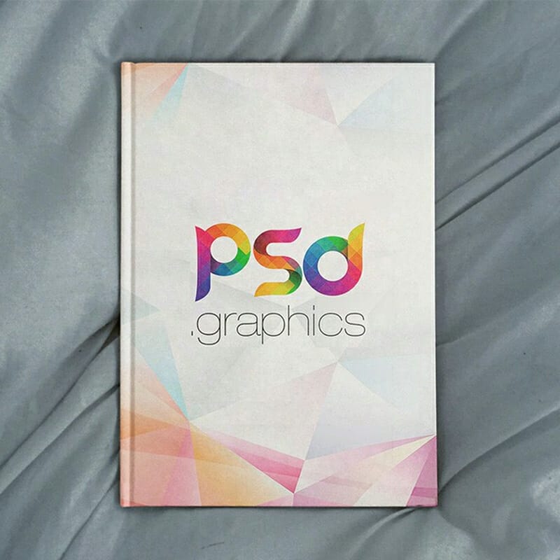 Realistic Hardcover Book Mockup