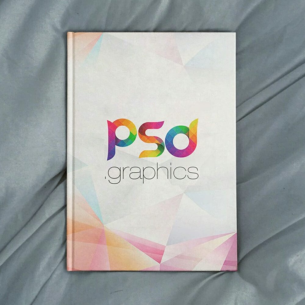 Realistic Hardcover Book Mockup