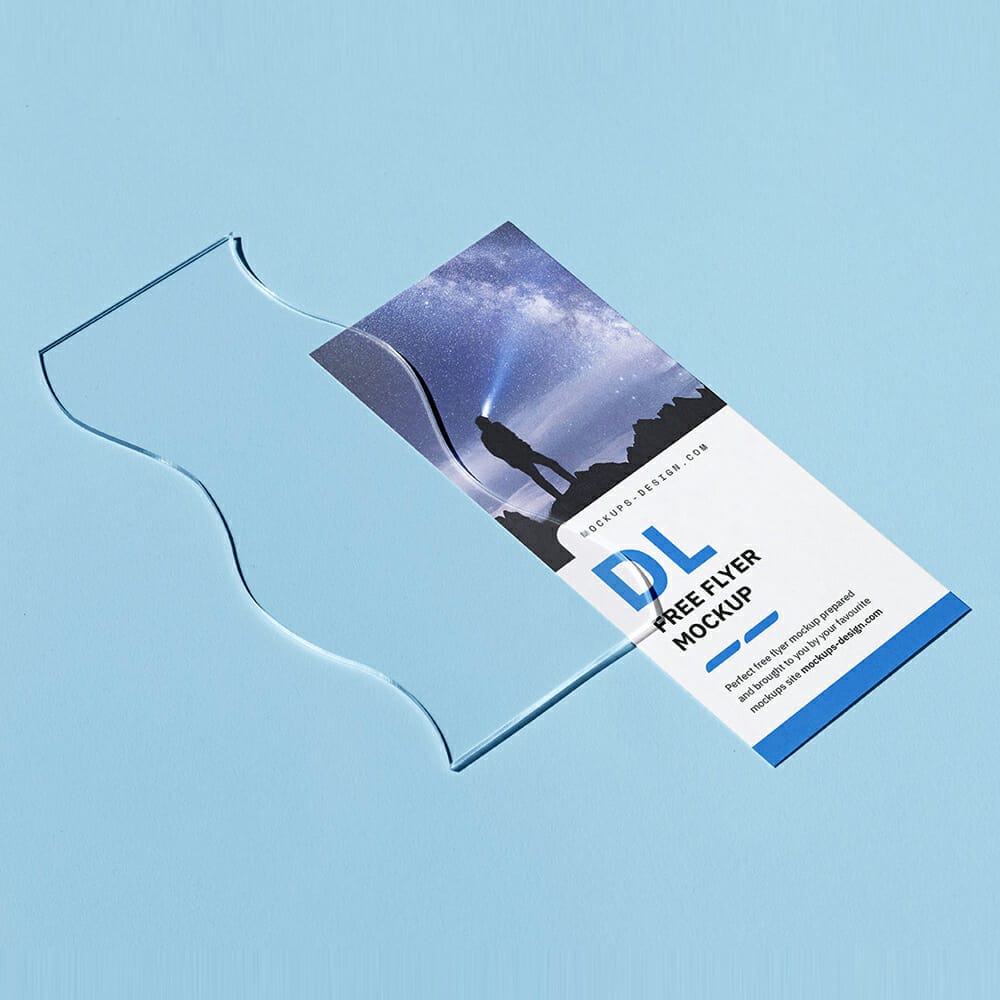 Single 3,5x8,5 In Flyer Mockup