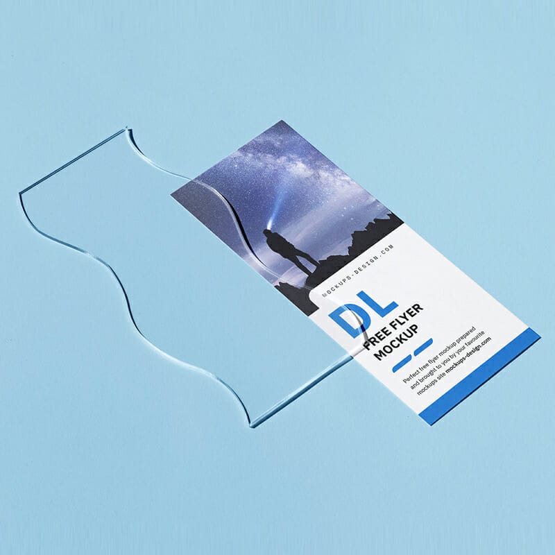 Single 3,5x8,5 In Flyer Mockup