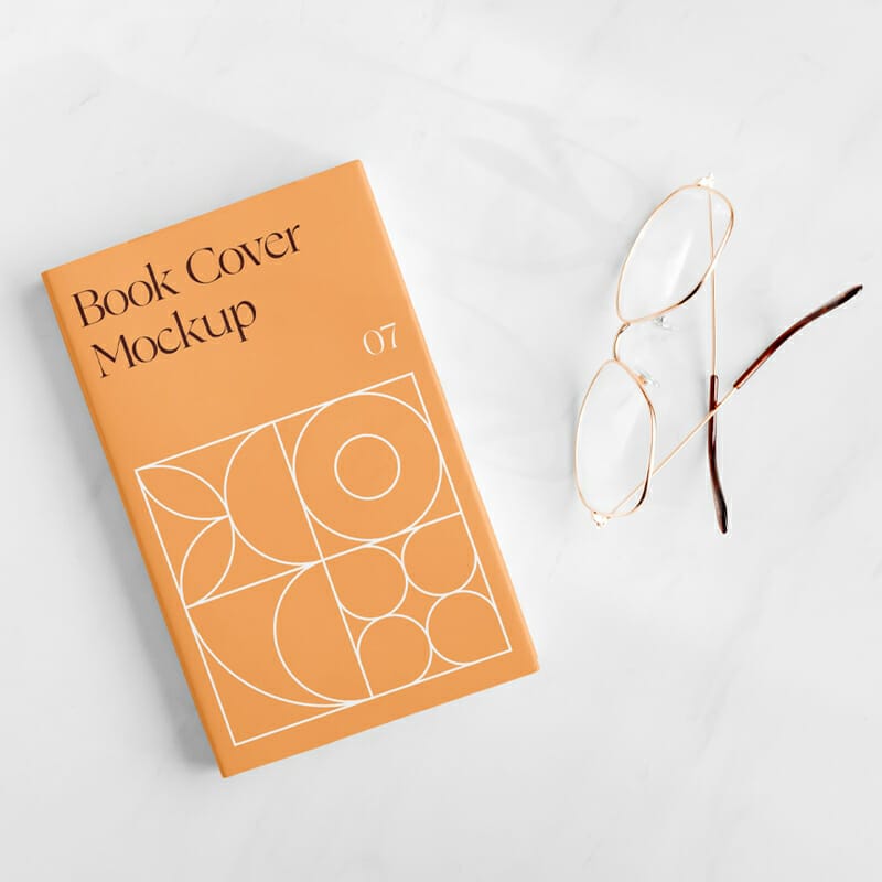 Small Book Cover Mockup