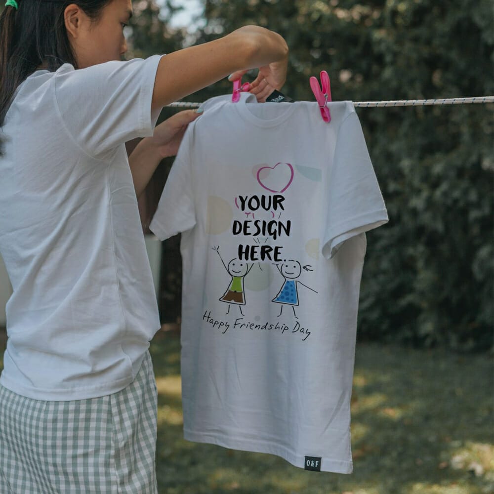 T-Shirt Dries on a Rope