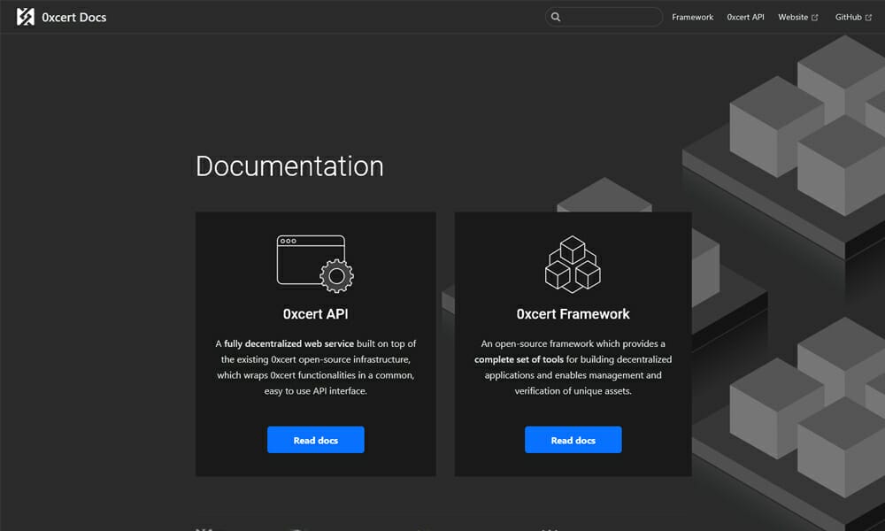 100+ JavaScript Frameworks for Web Developers 10 The 0xcert Framework