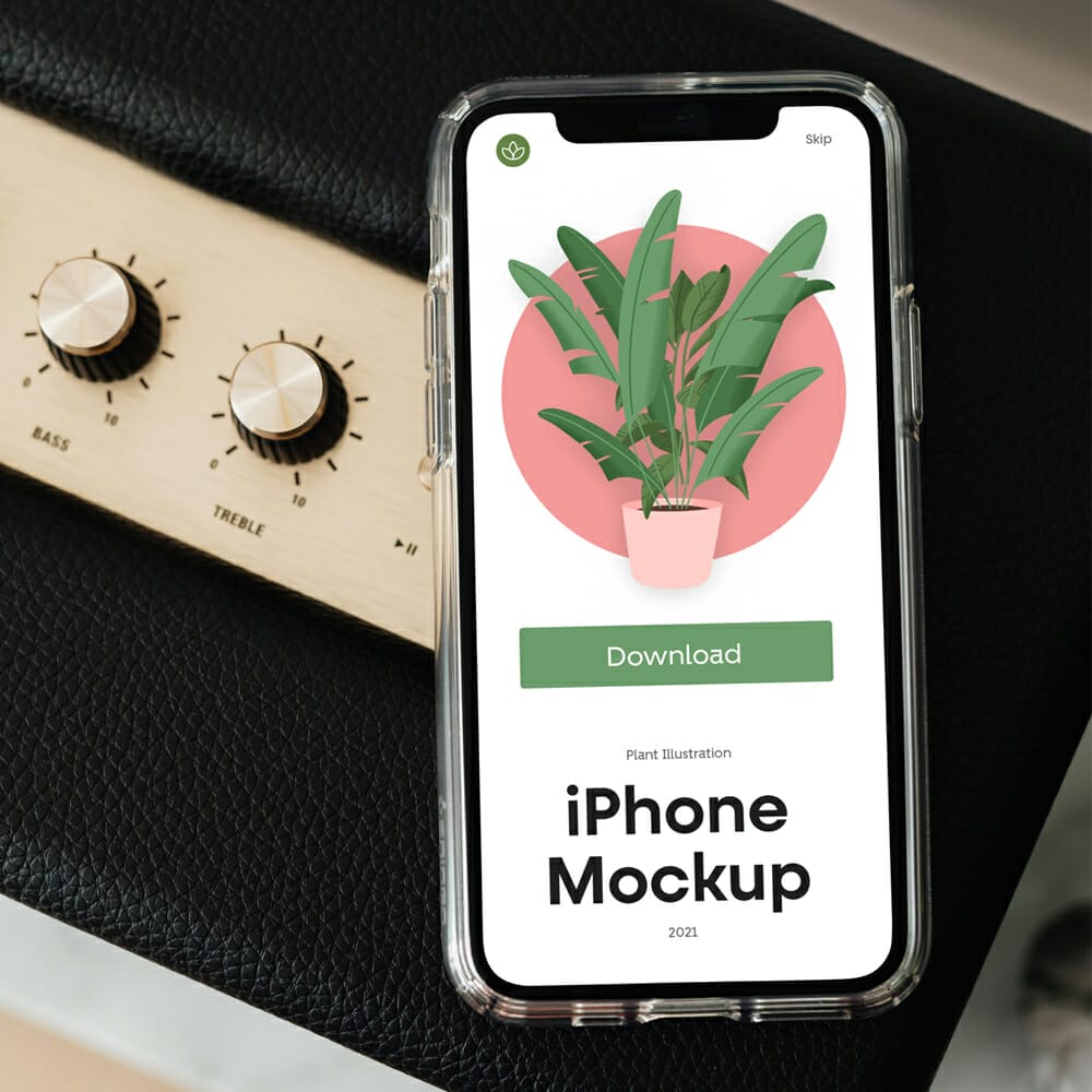 iPhone XS PSD Mockup