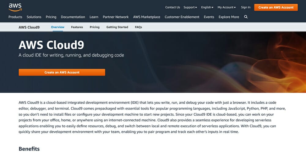 Excellent Online Code Editors 7 AWS Cloud9