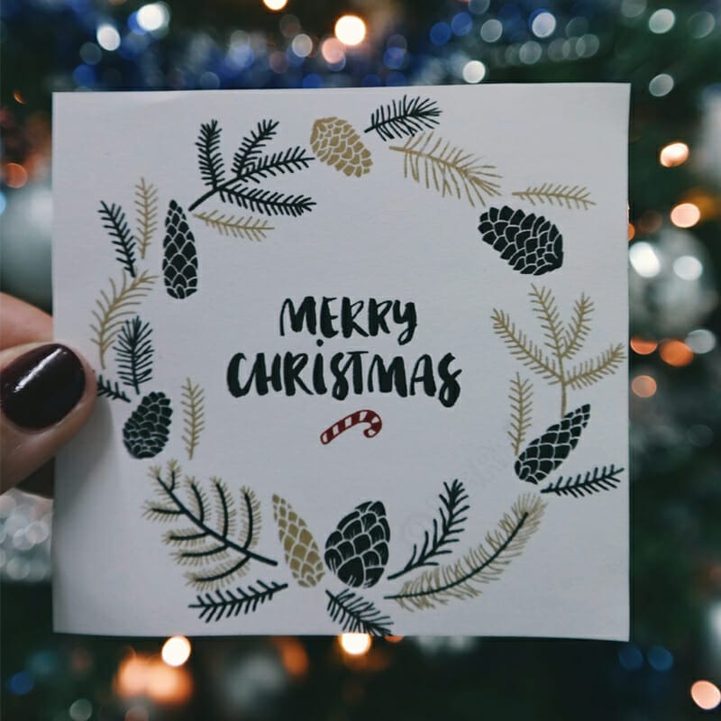 Christmas Card Mockup
