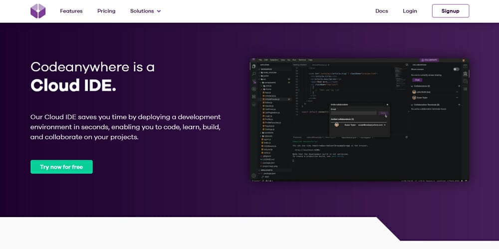 Excellent Online Code Editors 4 CodeAnywhere