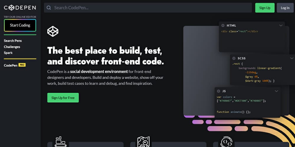 Excellent Online Code Editors 6 Codepen