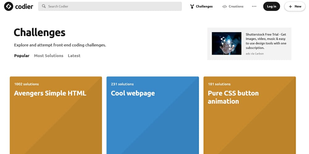 Coding Practice Sites for Beginners & Professionals 30 Codier