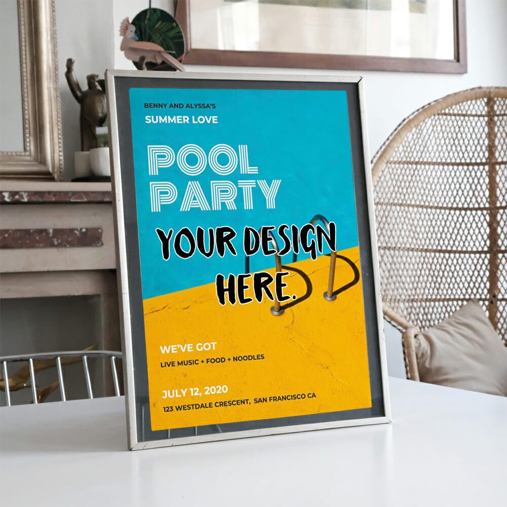 Framed Poster Mockup