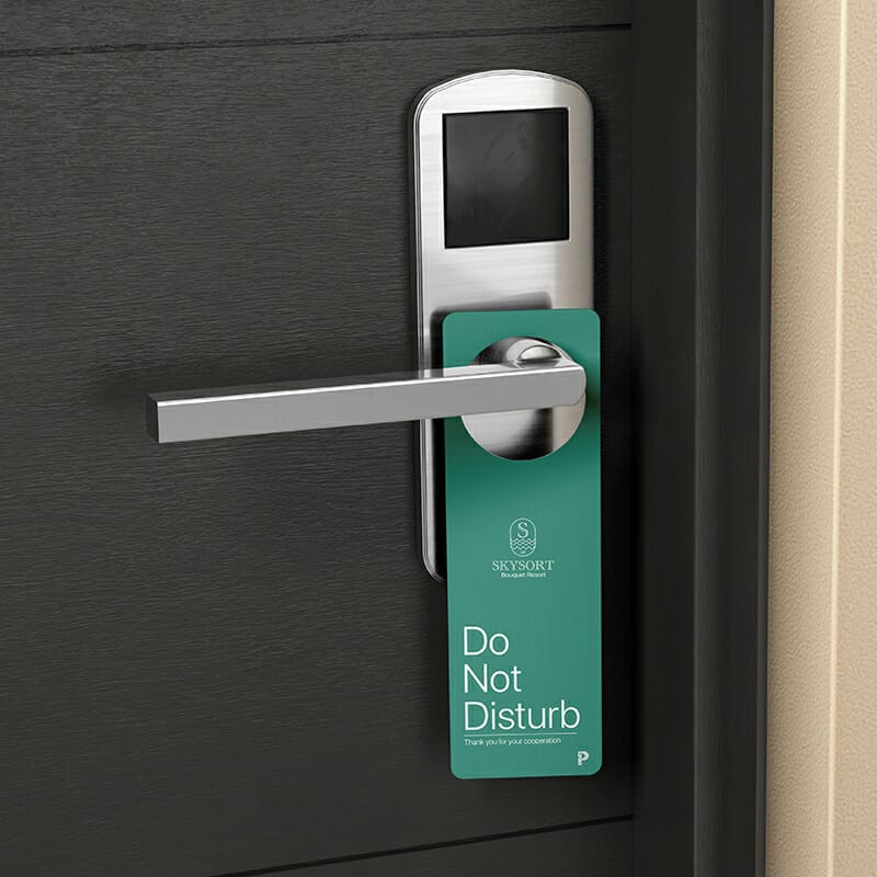 Free Door Hanger Mockup