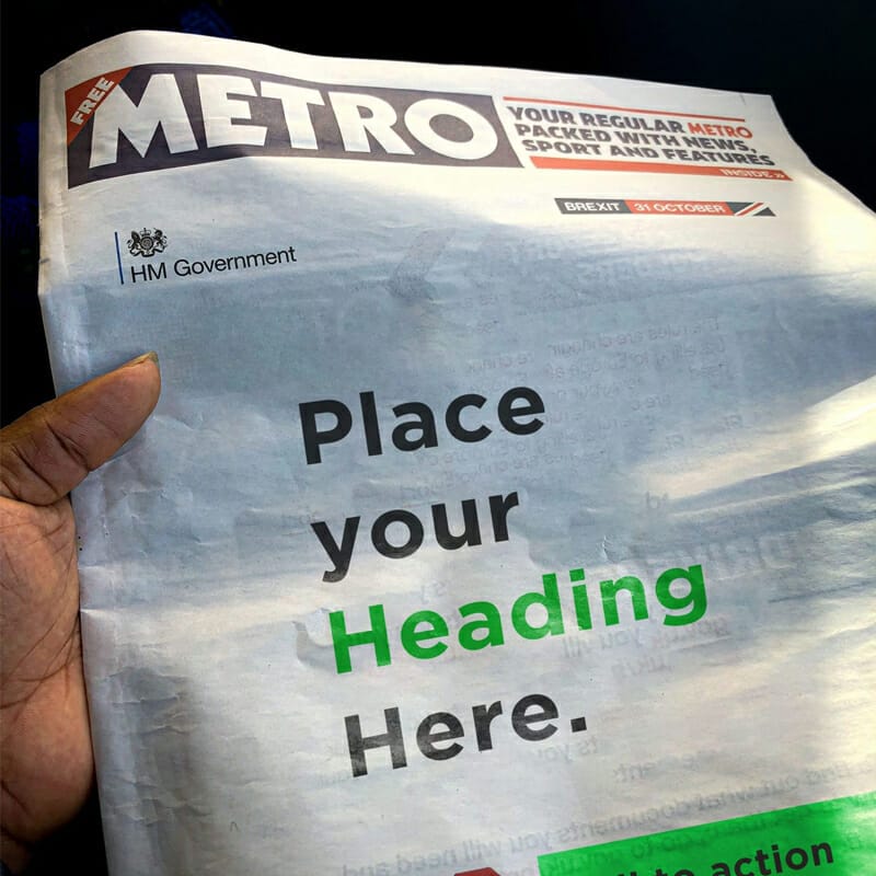 Free Newspaper Mockup