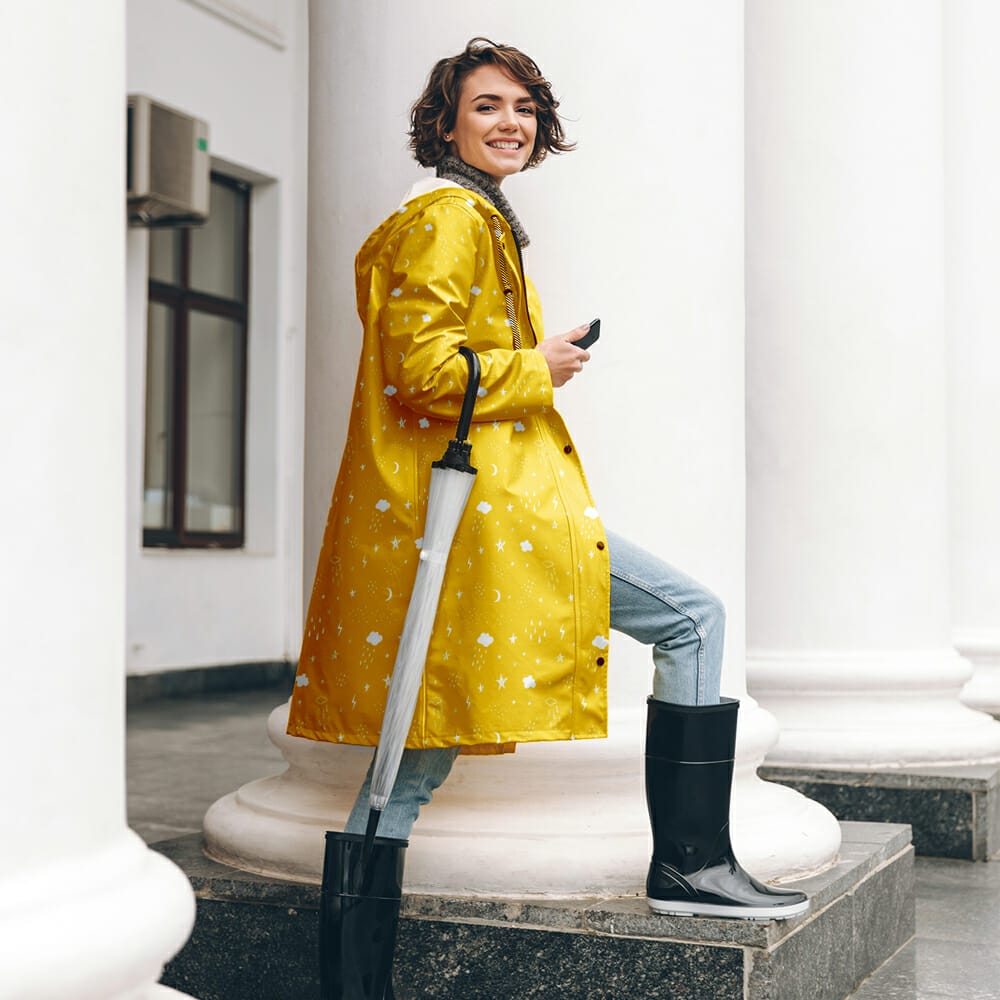 Free Raincoat Mockup PSD Template