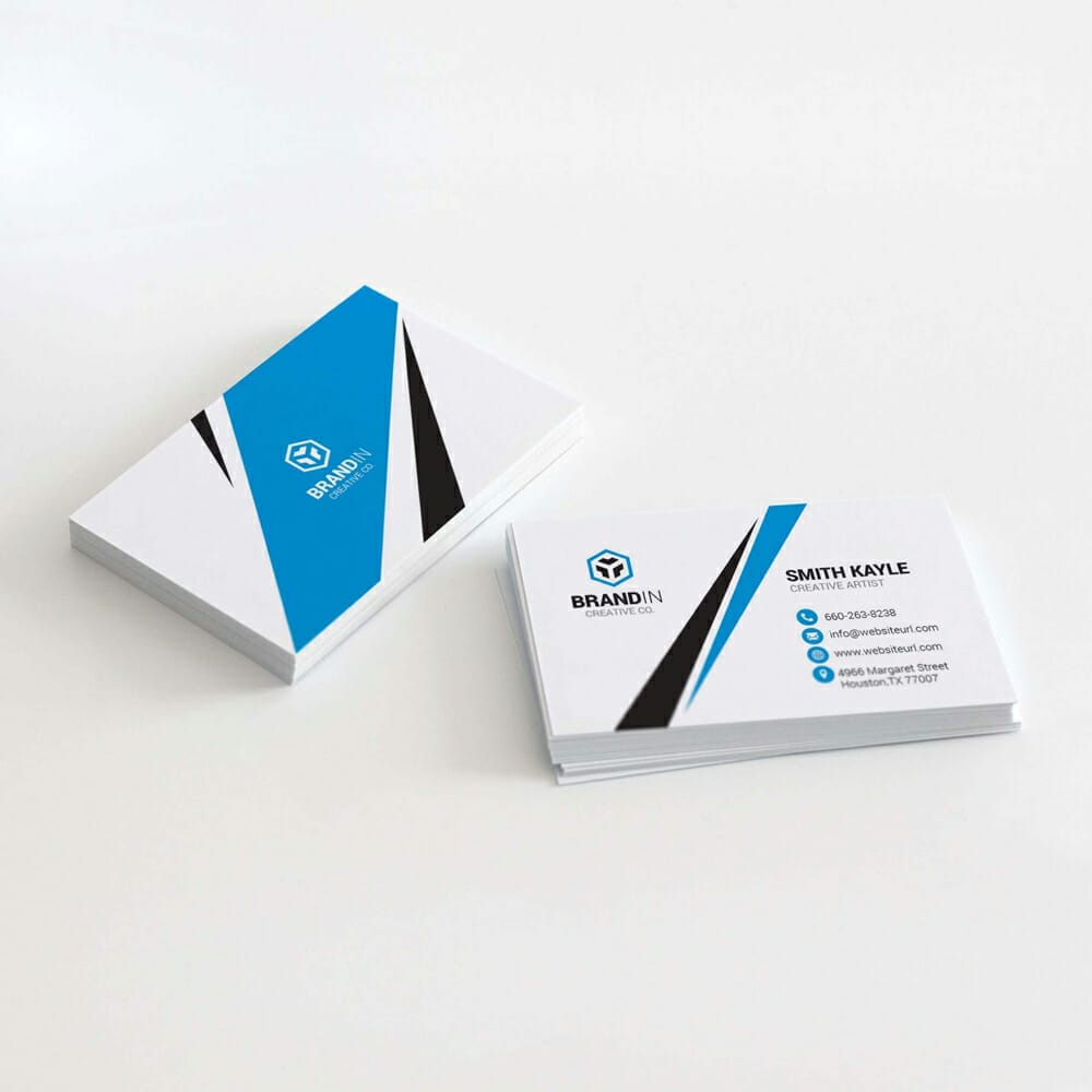 Free Simple Business Card Design Mockup